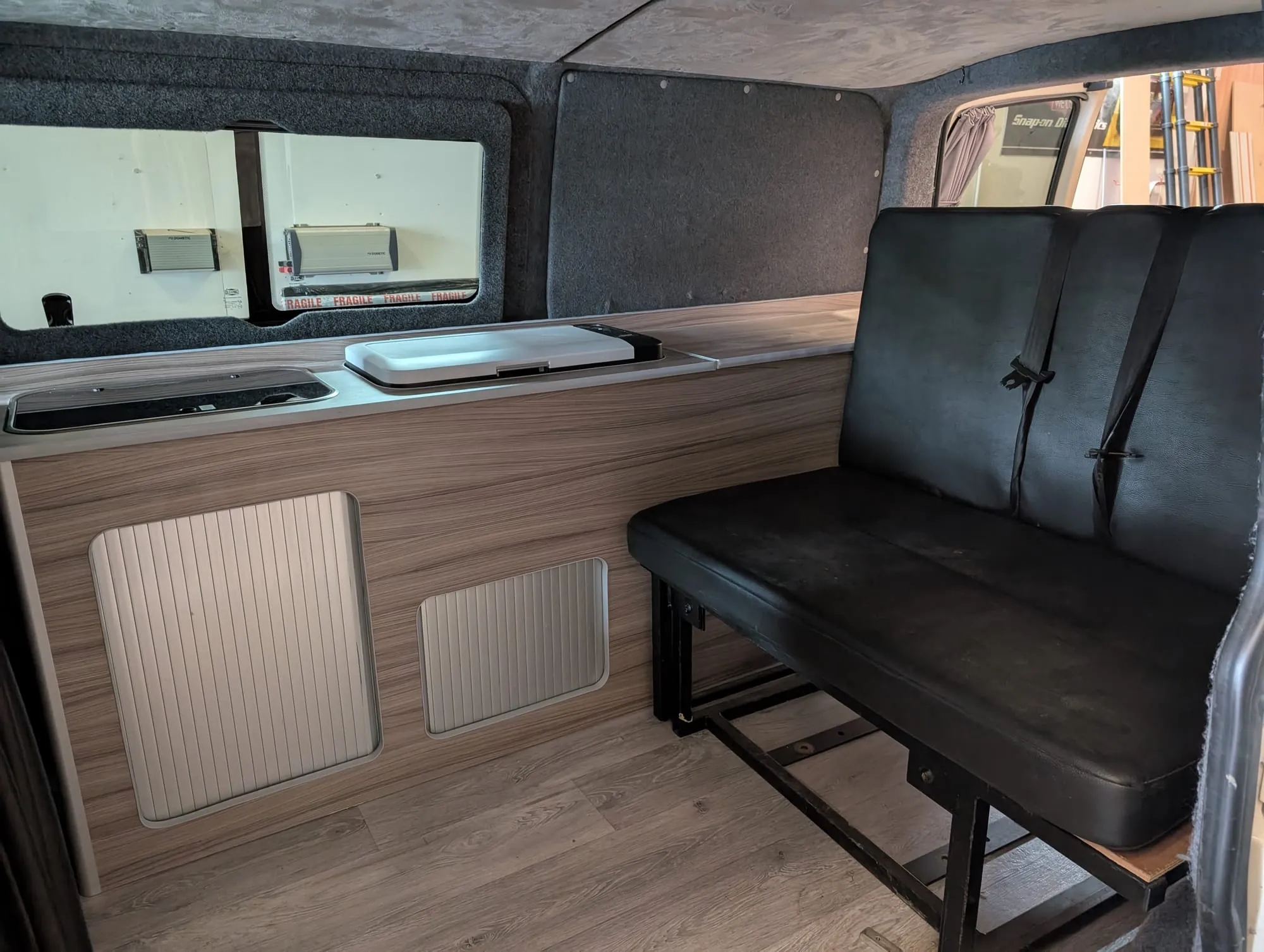 Campervan bench seat and units